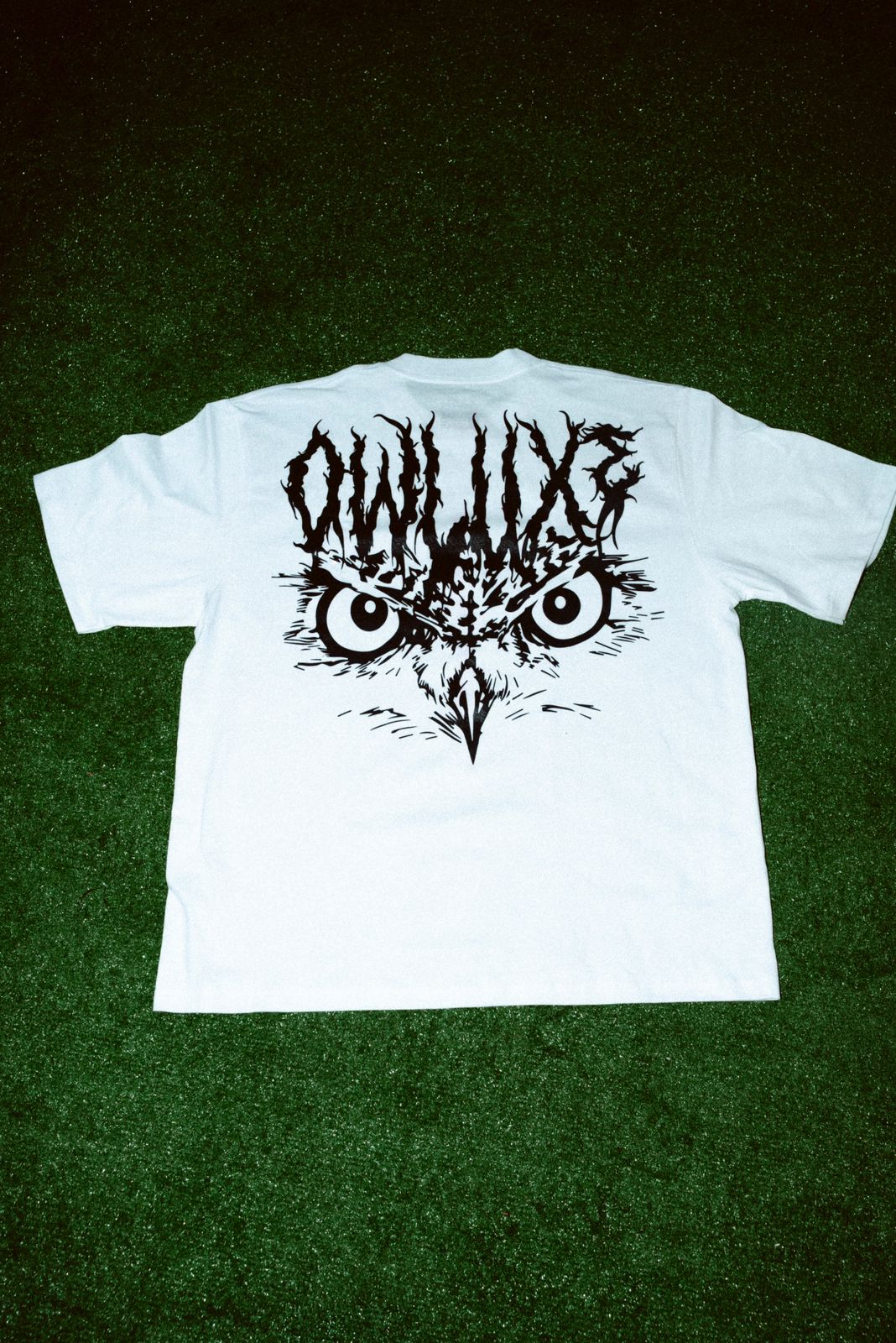 Visionary White & Black Boxy Tee