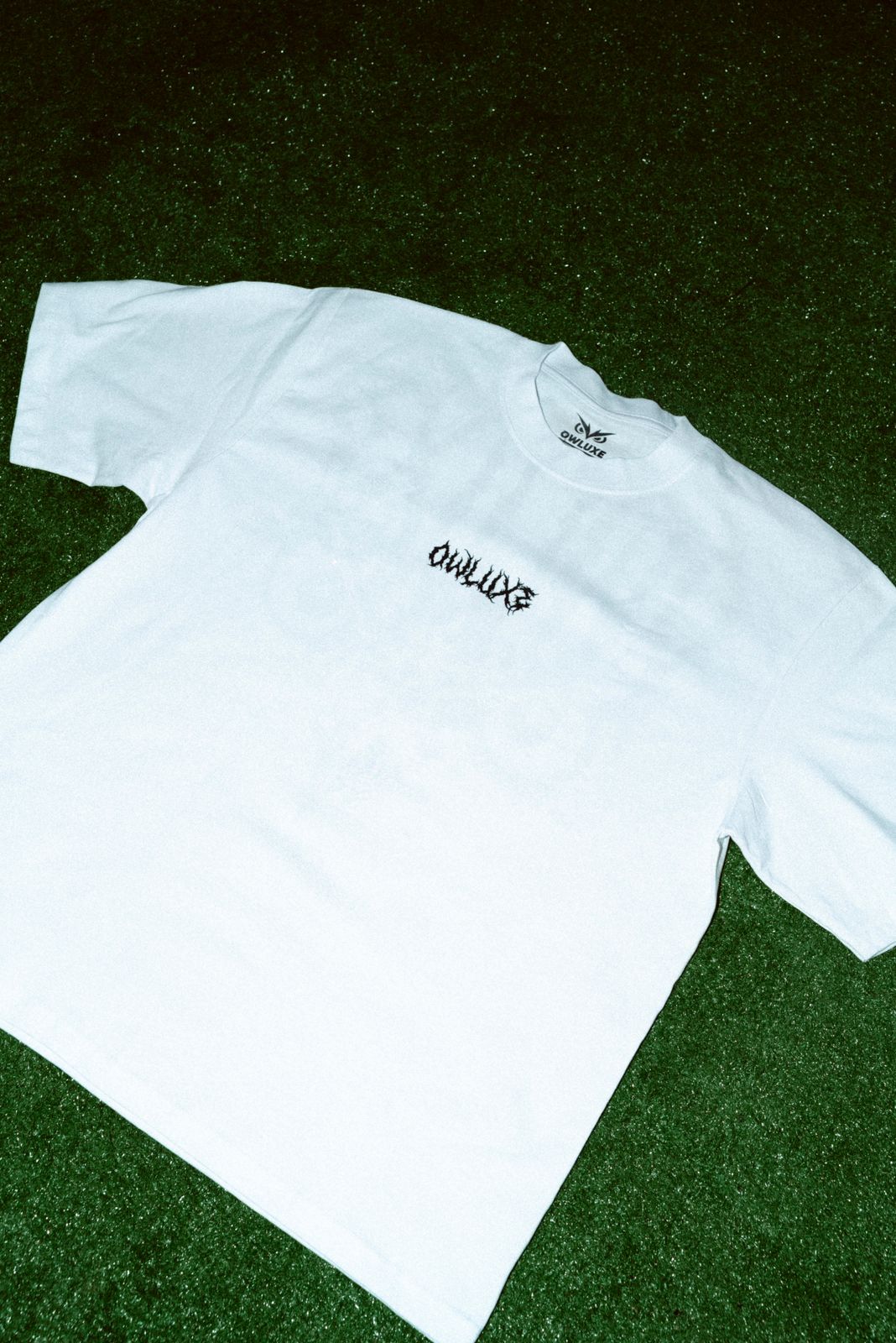 Visionary White & Black Boxy Tee