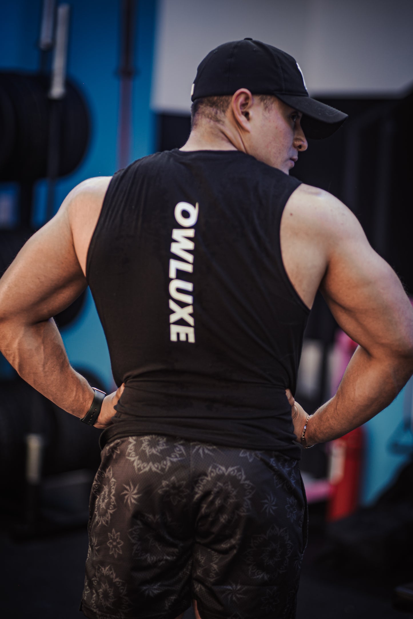 Black Muscle Tank Top