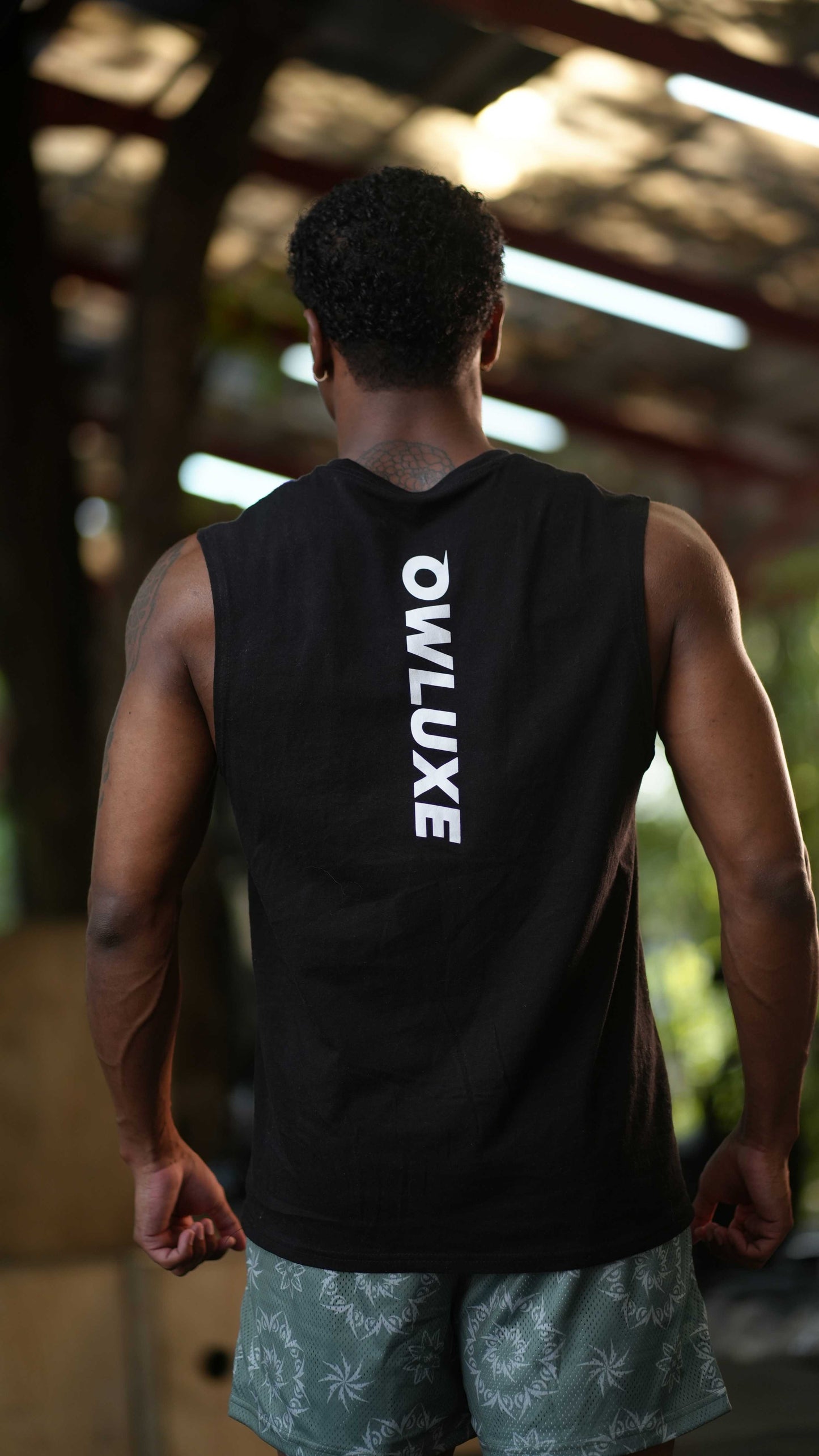 Black Muscle Tank Top