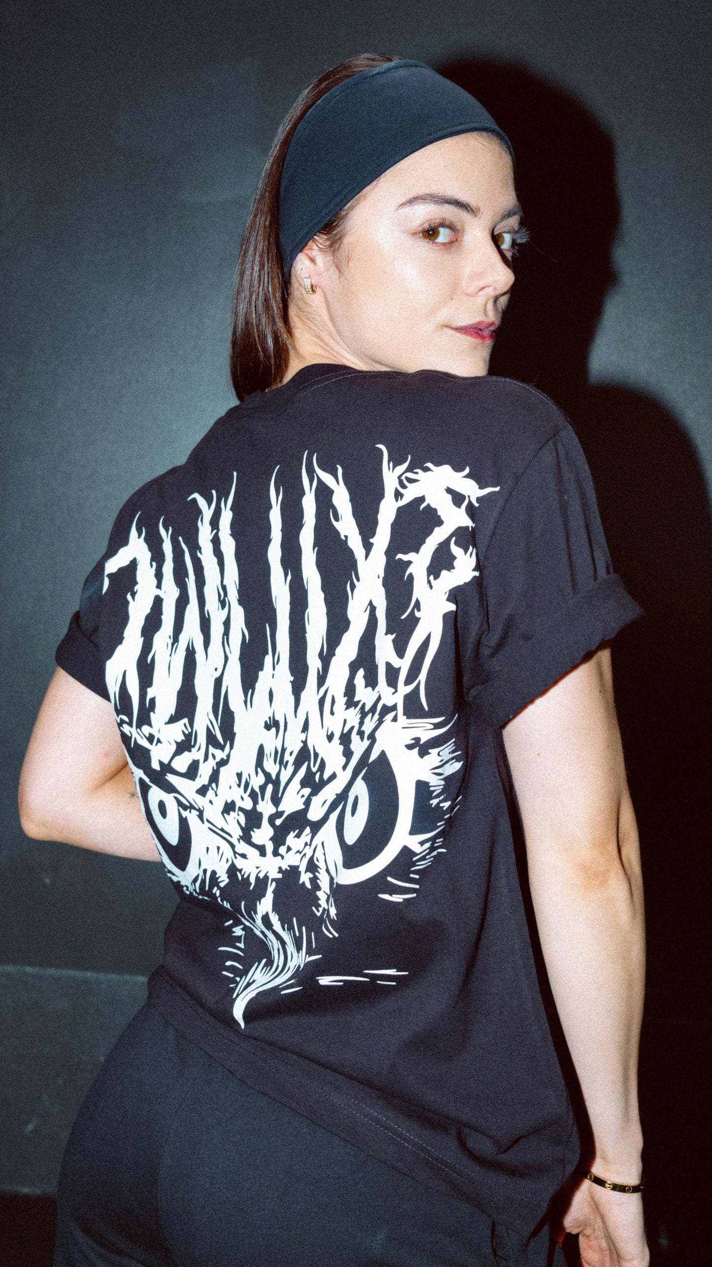 Visionary Black & White Boxy Tee