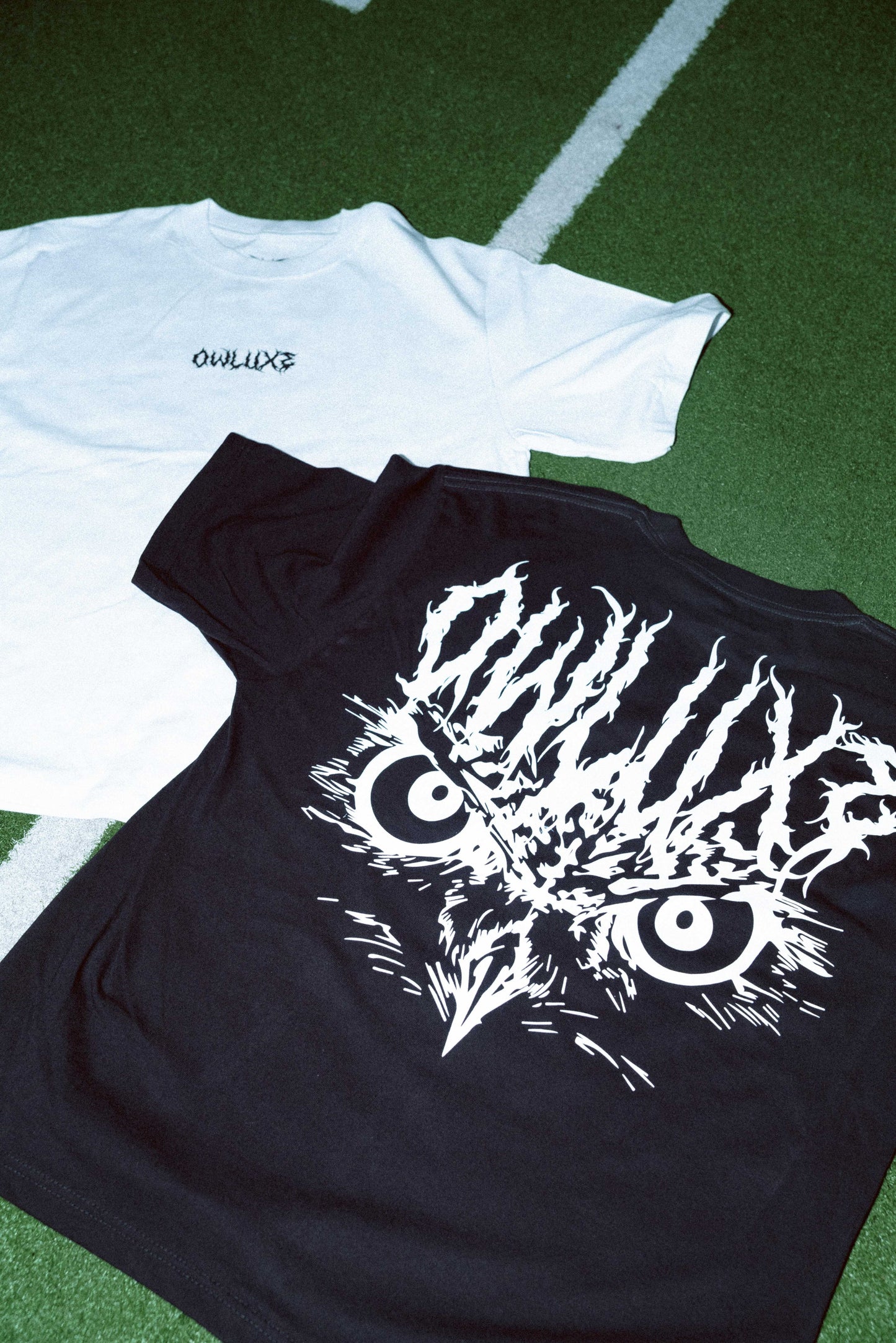 Visionary White & Black Boxy Tee