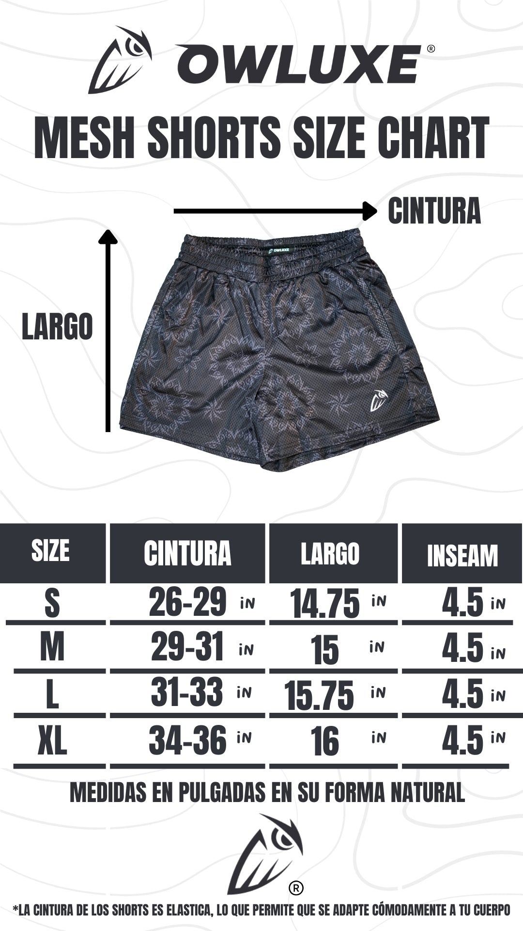 Black Mandala Mesh Shorts