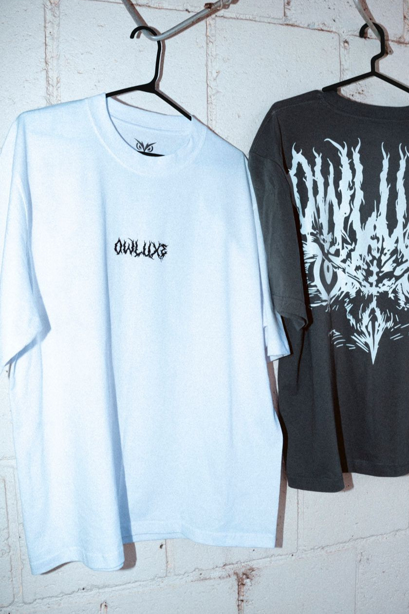 Visionary White & Black Boxy Tee