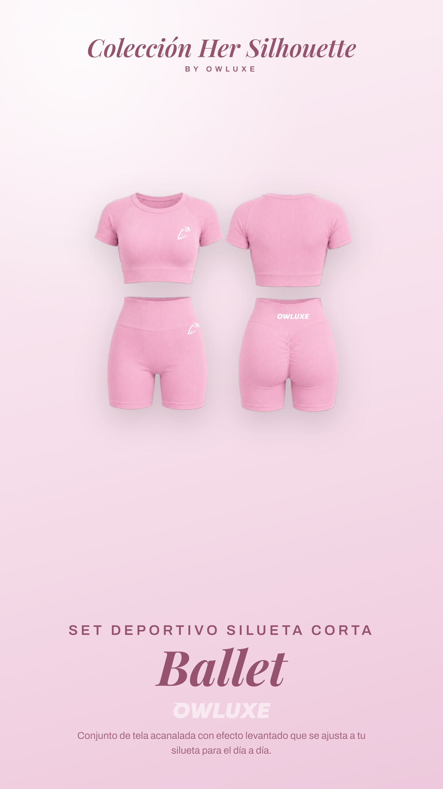 Top Deportivo Mujer Acanalado — Ballet | Her Silhouette by Owluxe