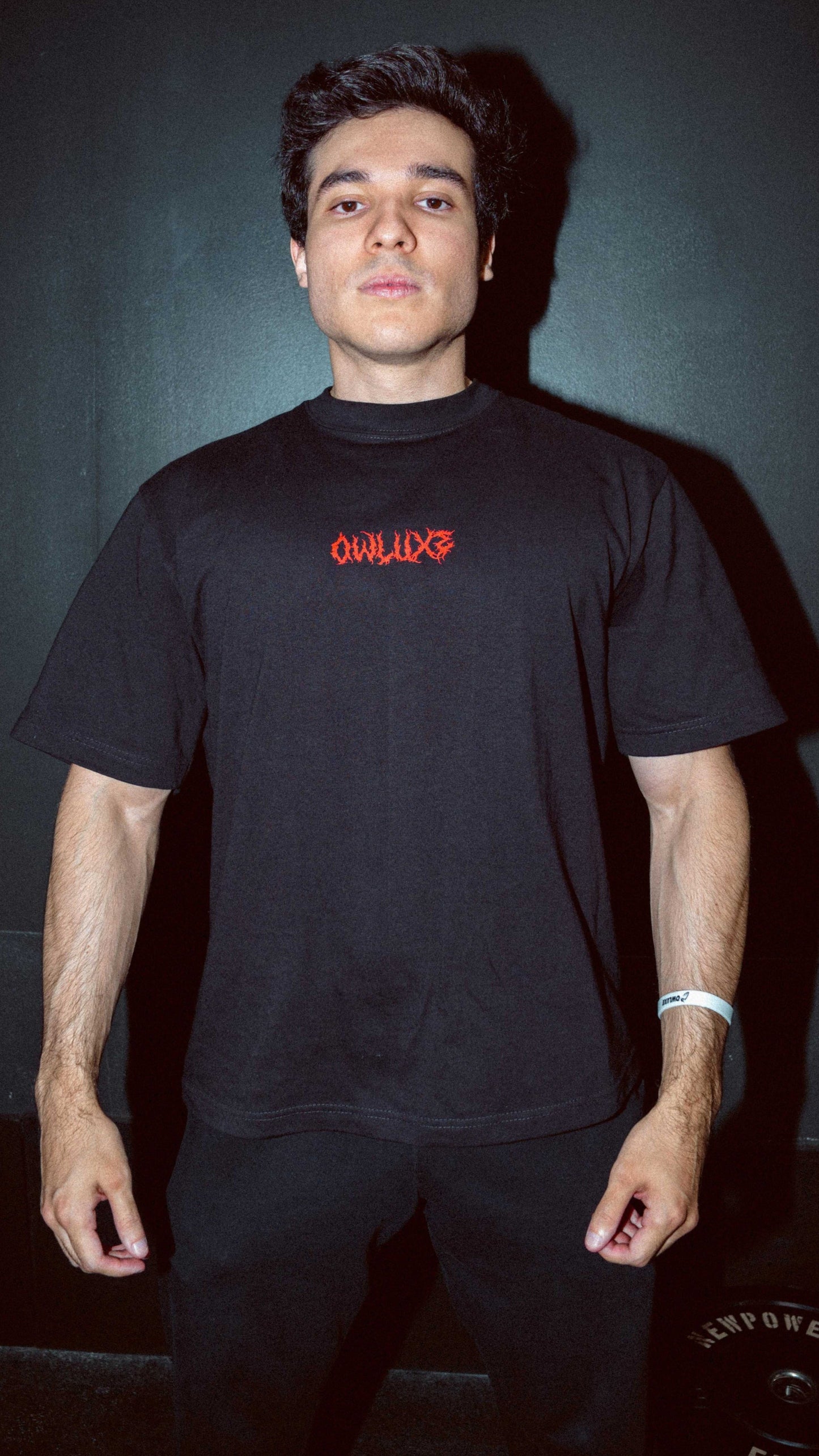 Visionary Black & Red Boxy Tee