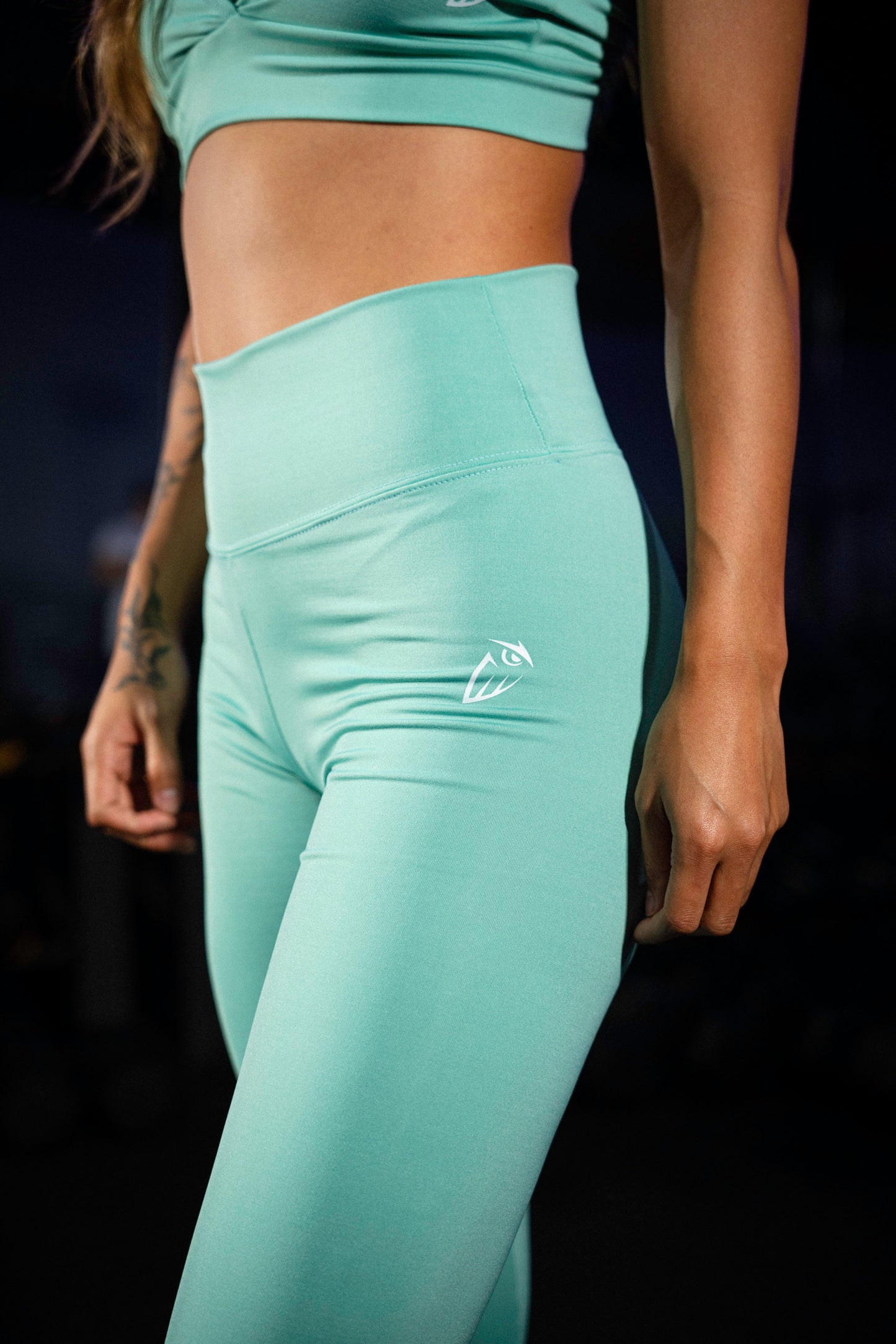 Owl Essential Performance Leggings mint green