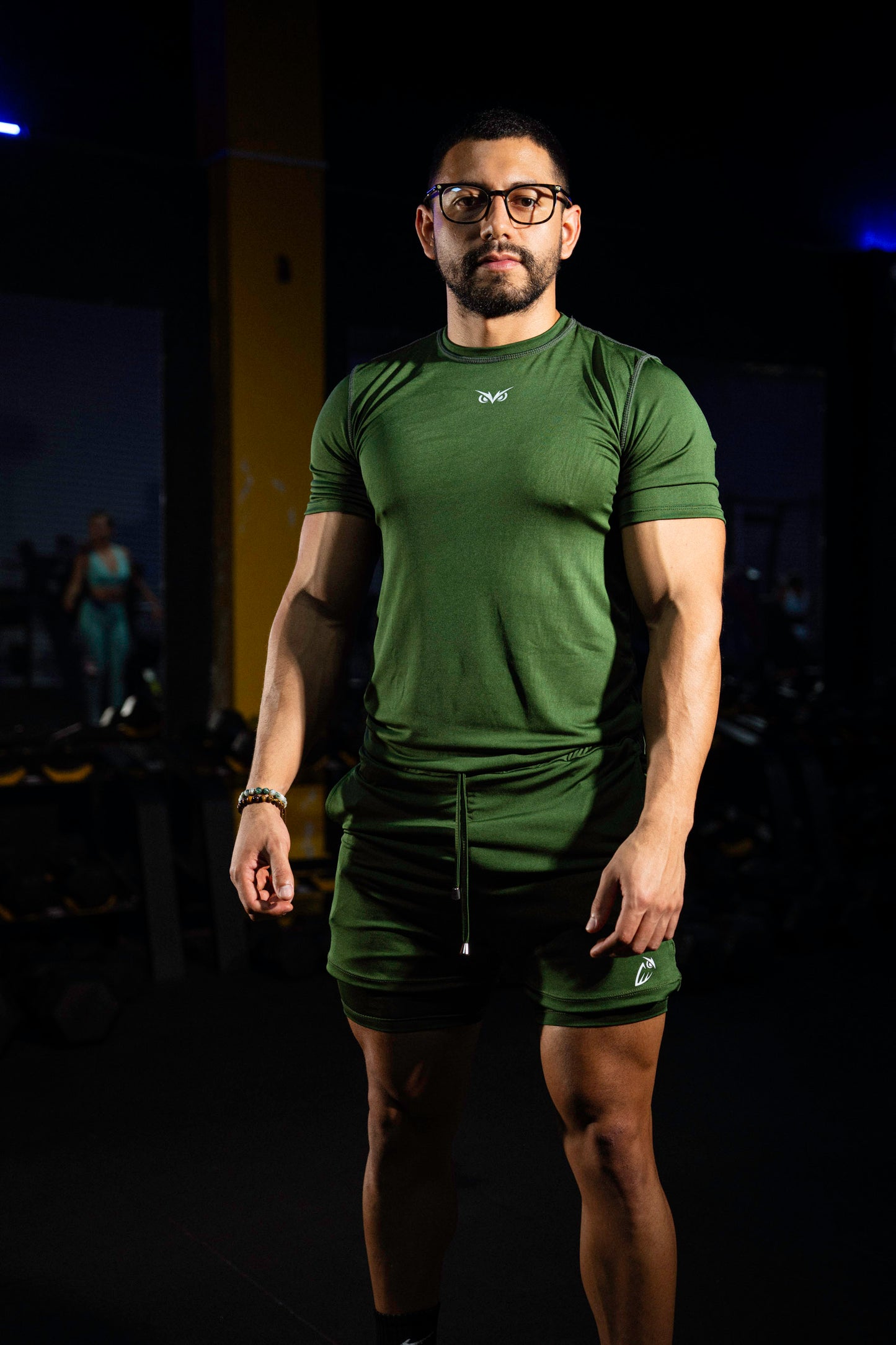 Owl Essential Performance Tee camo green