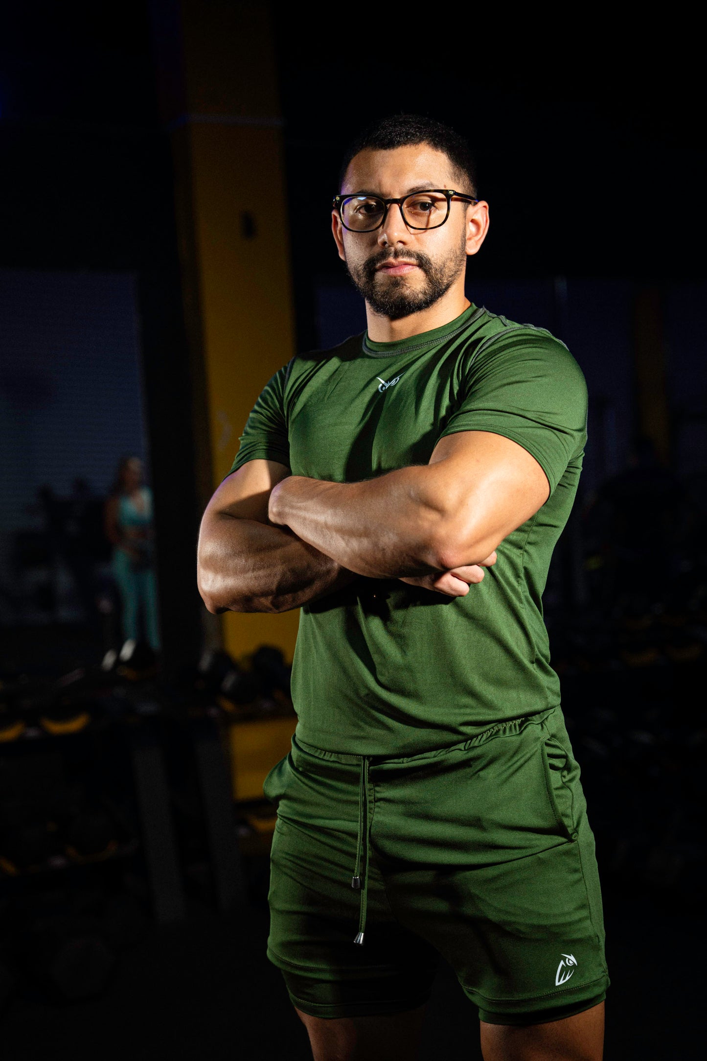 Owl Essential Performance Short camo green