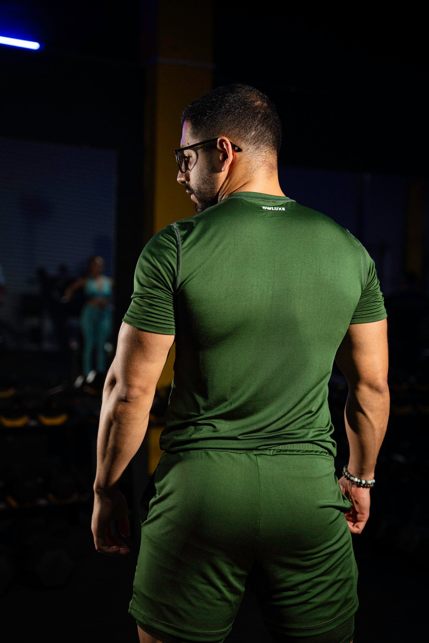 Owl Essential Performance Tee camo green