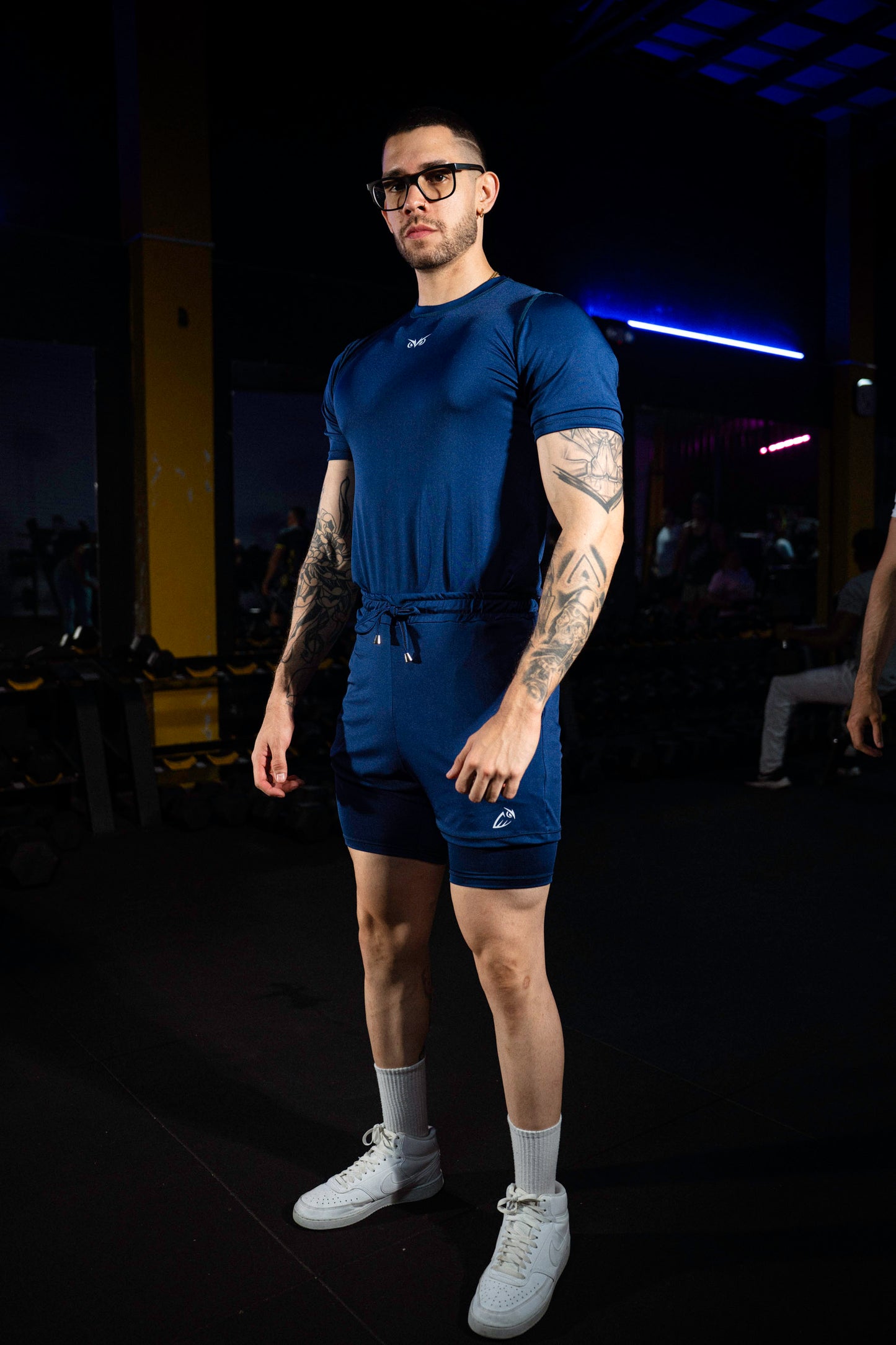 Owl Essential Performance Short blue navy