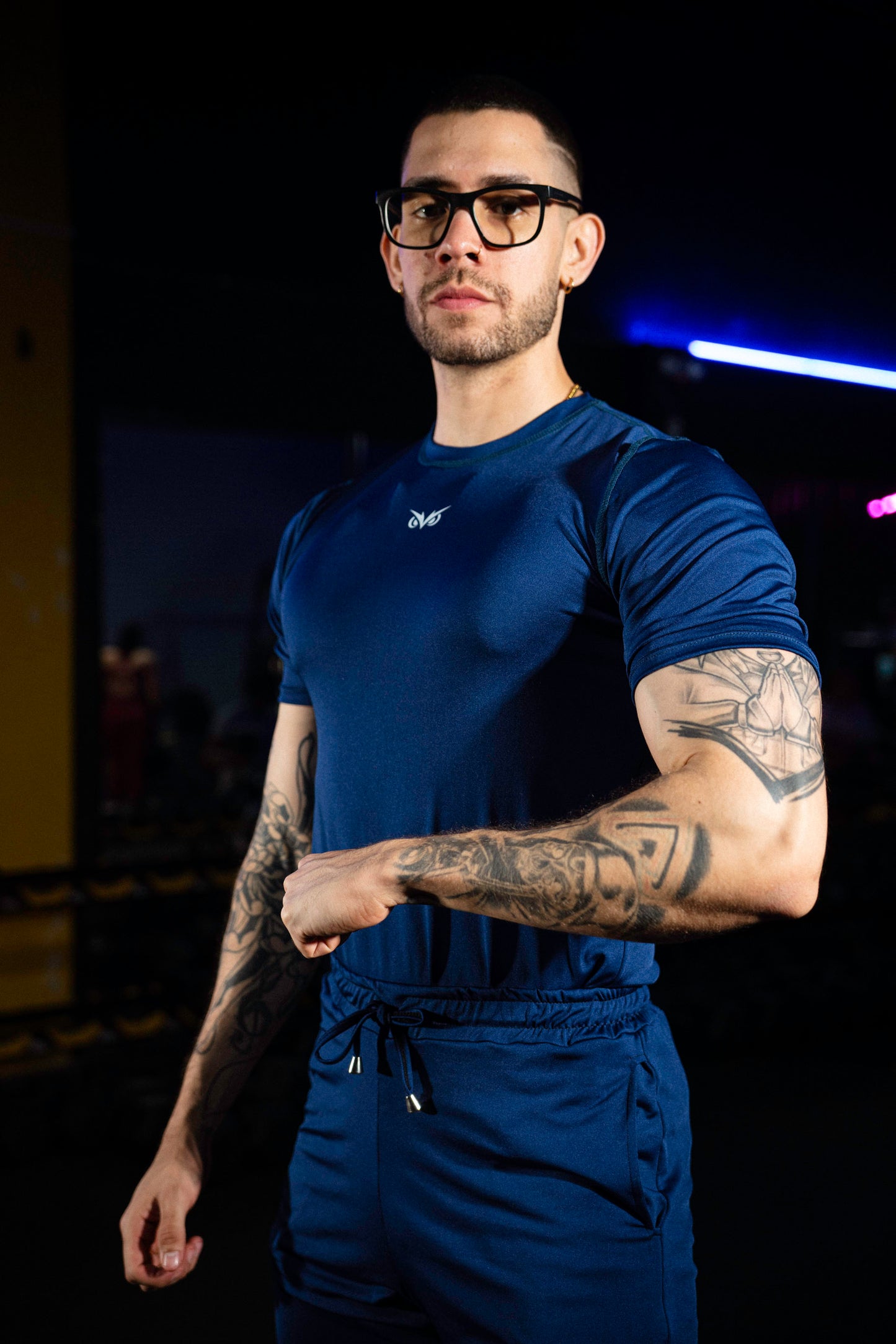 Owl Essential Performance Tee blue navy