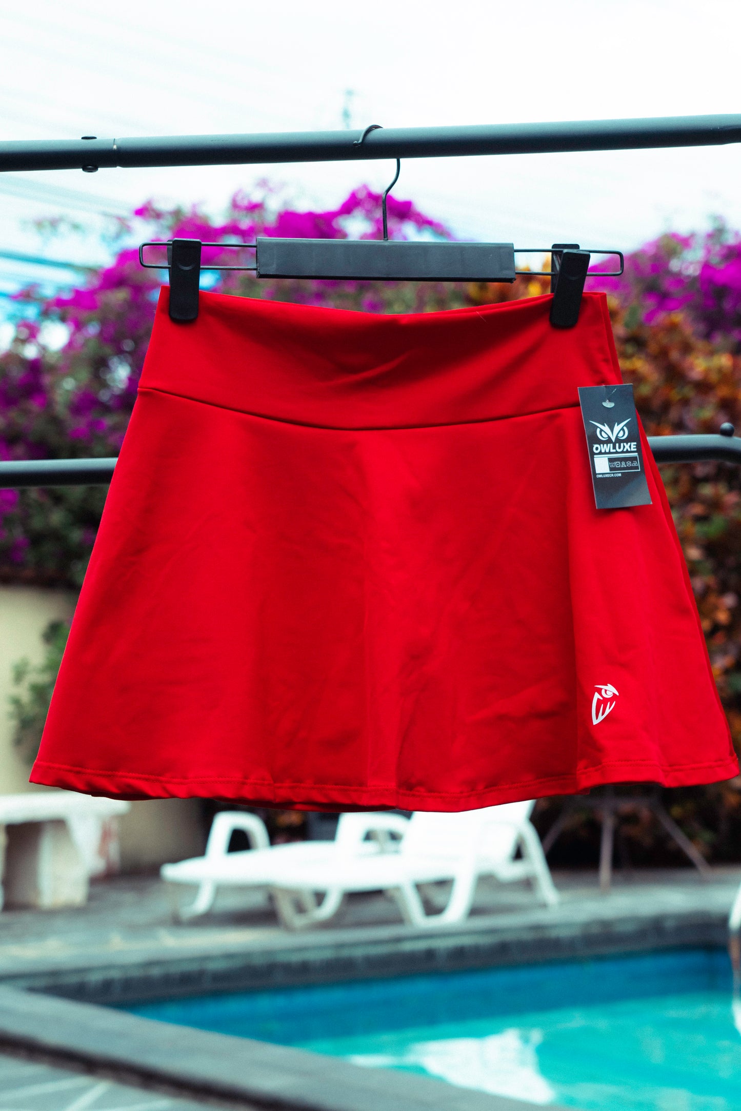 Owl Essentials V2 Women’s Red Skirt Short