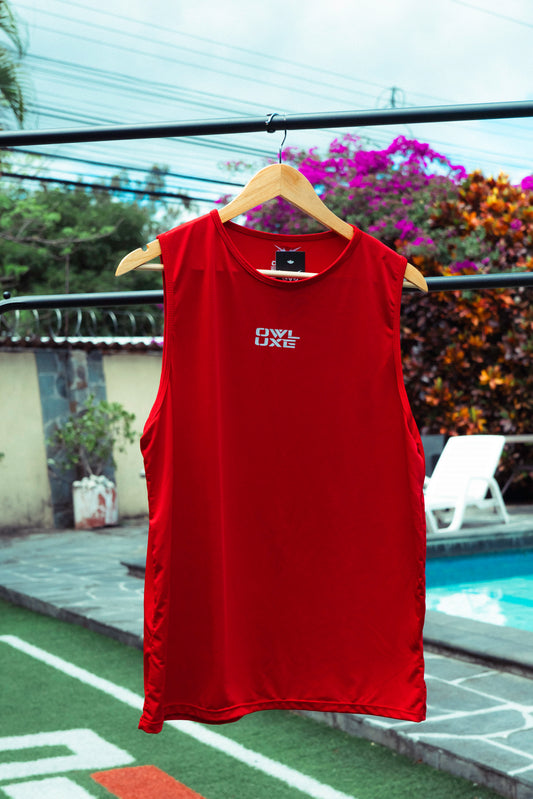 Owl Essential V2 Performance Red Tank