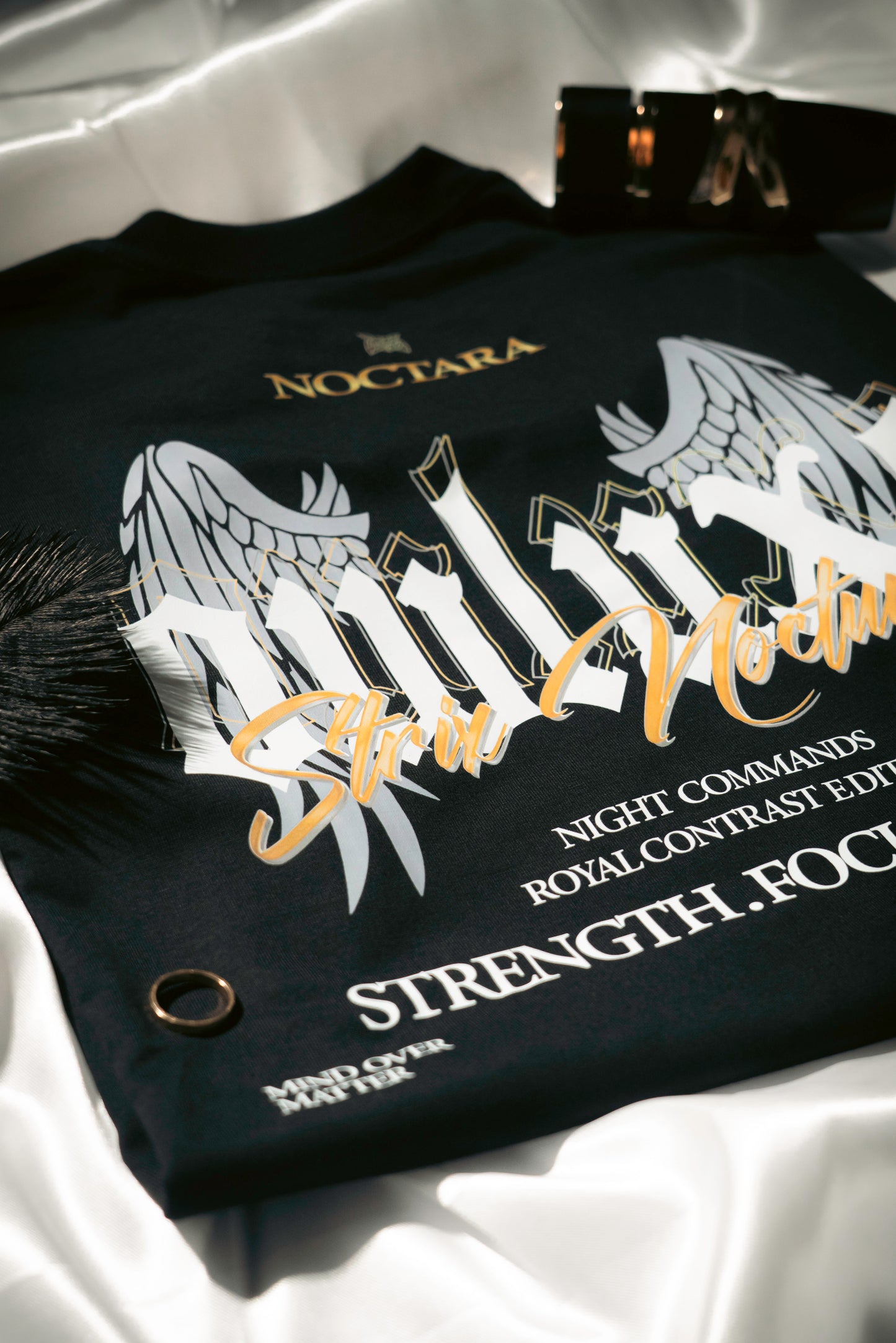 Strix Nocturne Black - Royal Contrast Tee