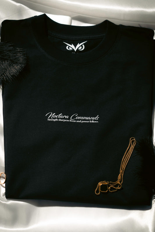 Strix Nocturne Black - Royal Contrast Tee