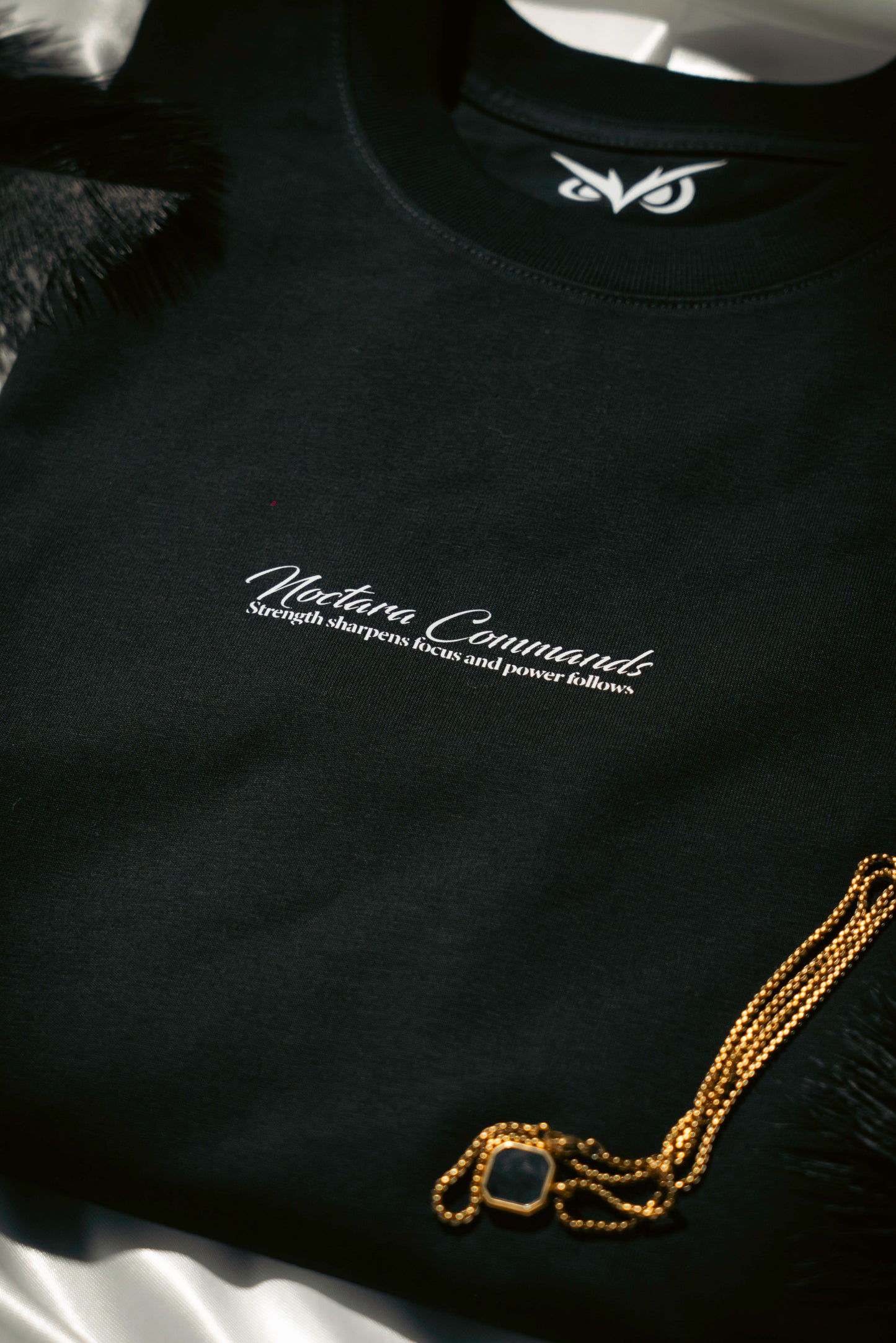 Strix Nocturne Black - Royal Contrast Tee