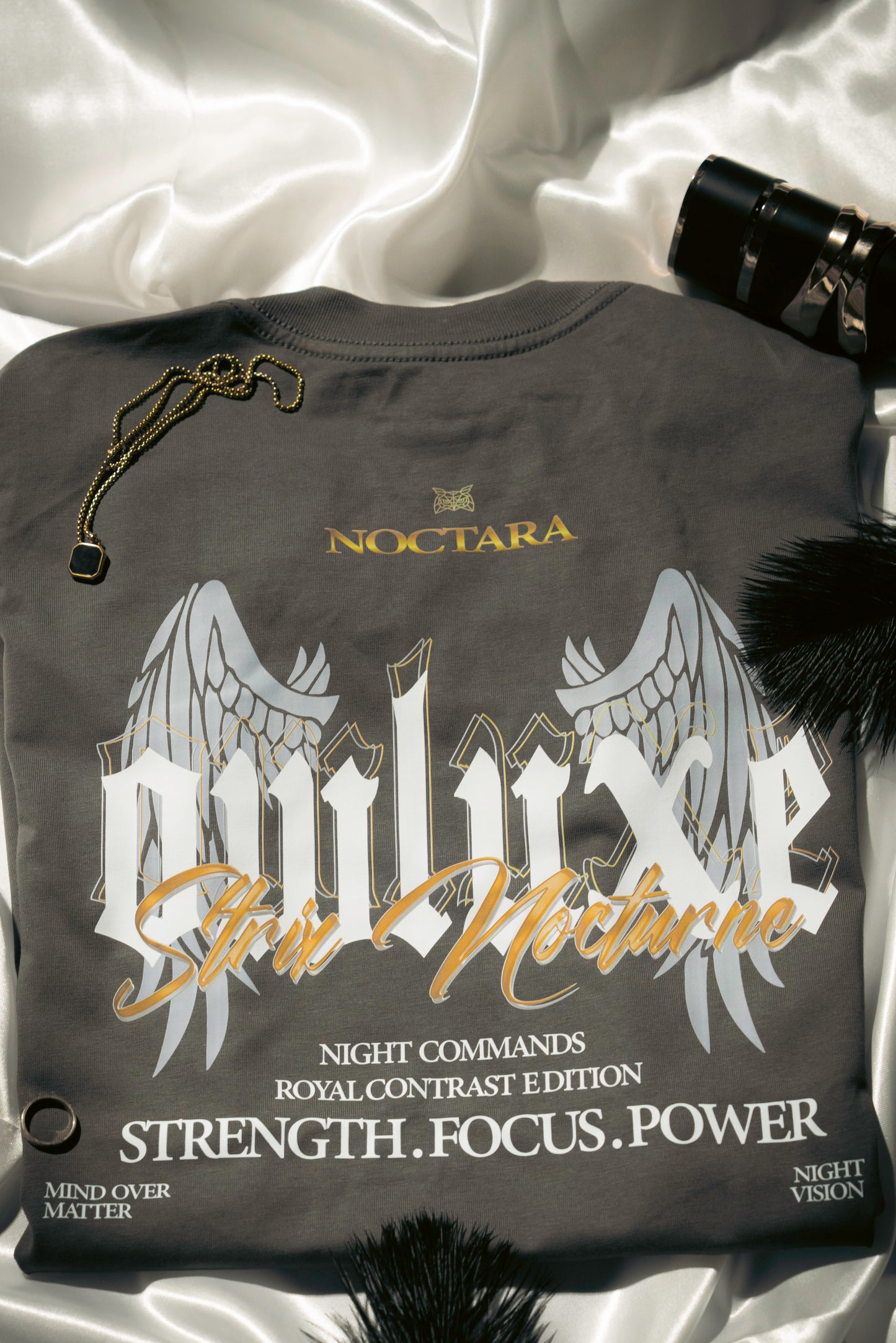 Strix Nocturne Gray - Royal Contrast Tee