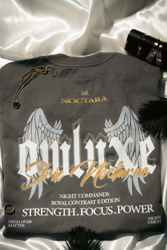 Strix Nocturne Gray - Royal Contrast Tee