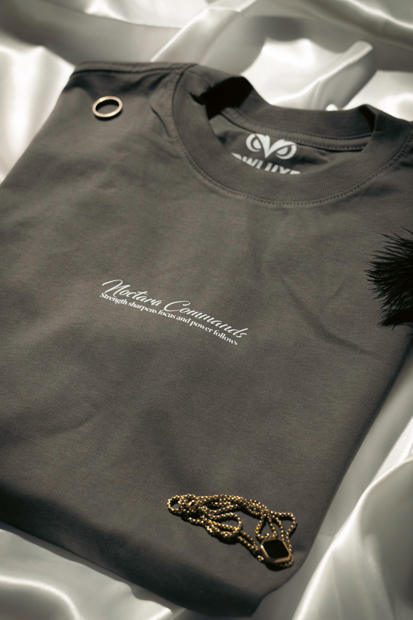 Strix Nocturne Gray - Royal Contrast Tee