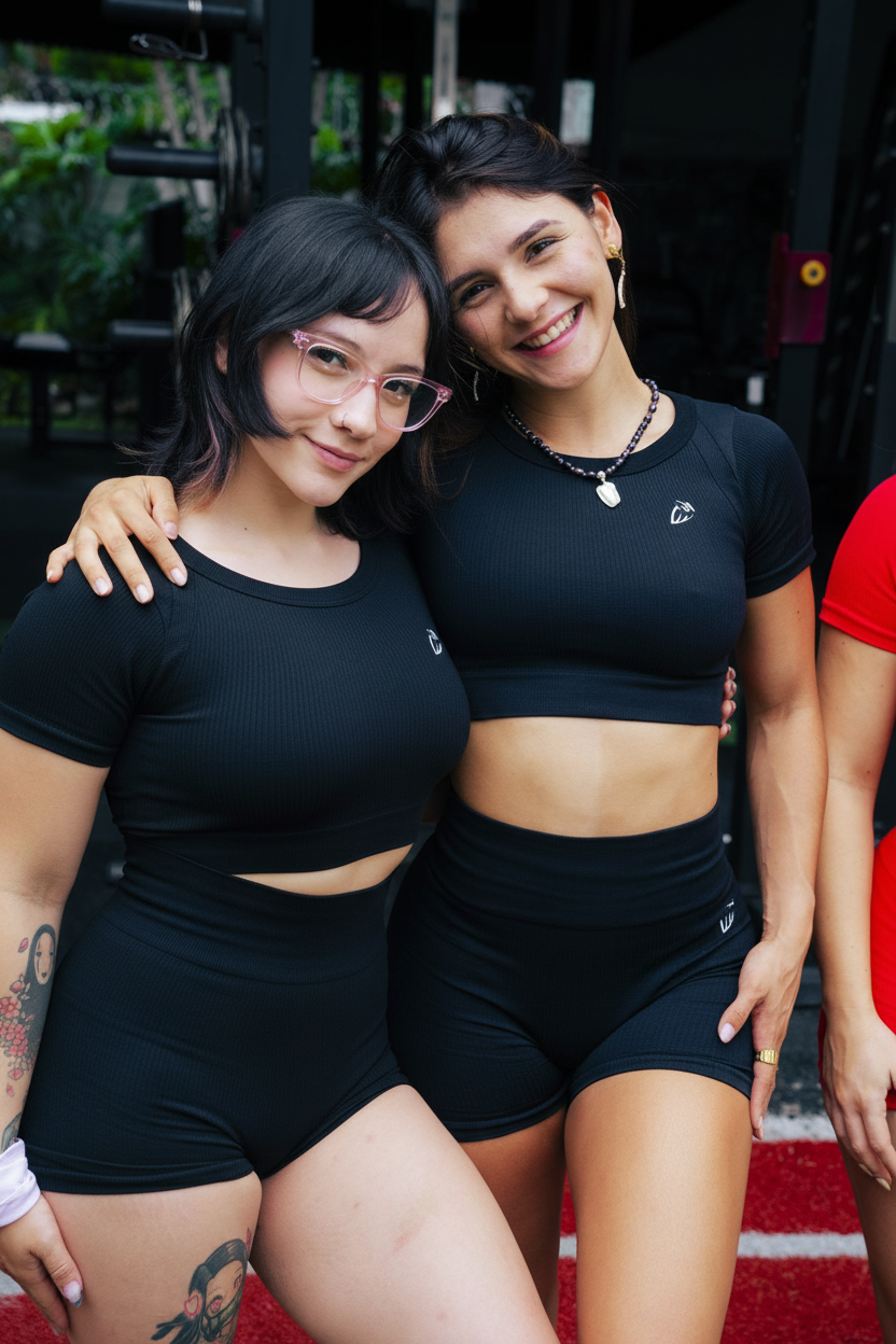 Short Deportivo Mujer Cintura Alta — Ónix | Her Silhouette by Owluxe